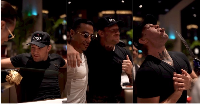 Salt Bae Suapi Conor McGregor yang Bersantap di Restorannya