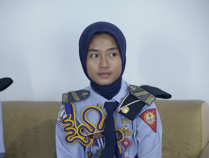 Soleha merupakan salah satu penerima beasiswa PIP Kemendikbud dari jurusan Nautika Kapal Niaga (NKN) di SMKN 7 Palu.