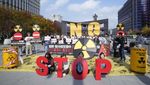 Warga Korsel Protes Pembuangan Limbah Nuklir Fukushima ke Laut