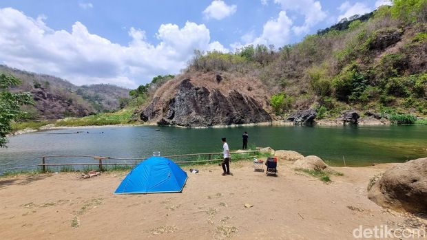 Suasana di Kedung Parangan, Pedukuhan Kedungjati, Kalurahan Selopamioro, Kapanewon Imogiri, Kabupaten Bantul, Rabu (1/11/2023).