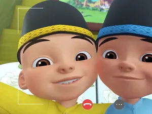 Upin & Ipin Doakan Keselamatan Warga Palestina