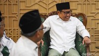 Cak Imin berharap kedatangan Din Syamsuddin dkk membantu pemenangan AMIN di Pilpres 2024. 