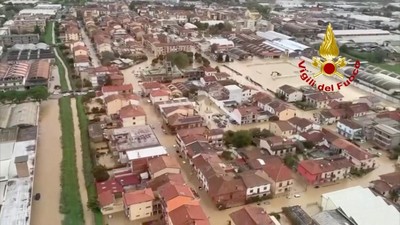 5 Orang Tewas Imbas Banjir dan Badai Ciaran di Italia