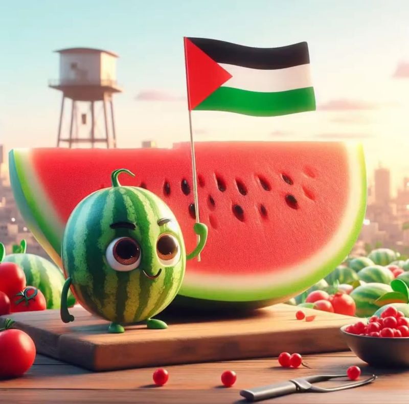 Makna dan Cerita di Balik Semangka Jadi Simbol Dukungan untuk Palestina Makna dan Cerita di Balik Semangka Jadi Simbol Dukungan untuk Palestina