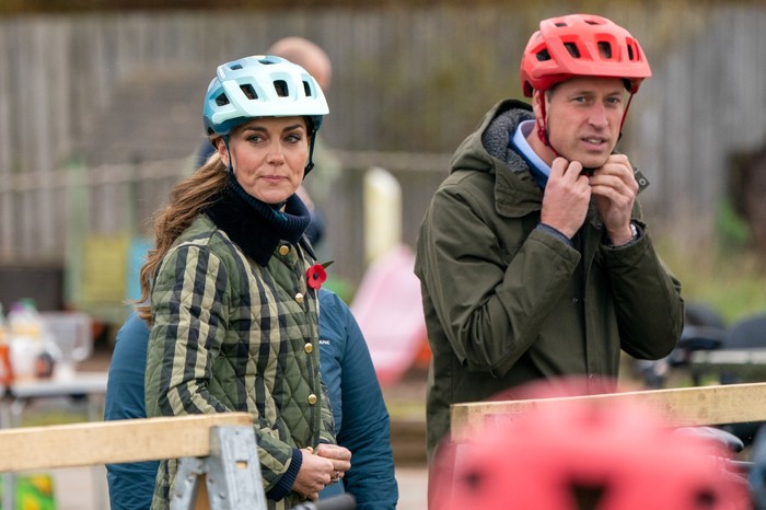 Britains Kate, Princess of Wales, known as the Duchess of Rothesay when in Scotland, visits Outfit Moray, an award-winning charity delivering life-changing outdoor learning and adventure activity programmes to young people in Moray, Scotland, Thursday Nov. 2, 2023. (Jane Barlow/Pool via AP)