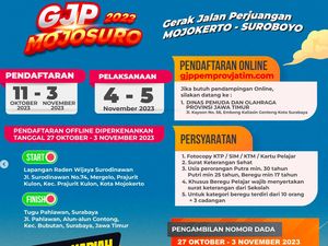 482 Polisi Surabaya Siap Amankan Gerak Jalan Perjuangan Mojosuro 2023