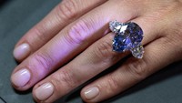 Berlian ini memiliki berat 17,61 karat.  