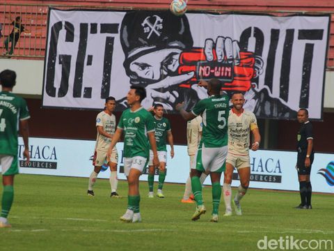 Laga PSS Sleman vs Bali United di Stadion Maguwoharjo Sleman, Jumat (3/11/2023) sore.