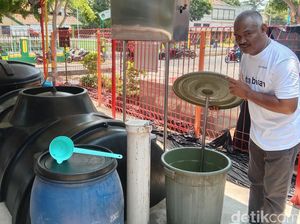 Api Biru Energi Terbarukan dari Sisa Makanan Pedagang Indramayu