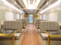 Penampakan Kereta Makan Nuansa Suite Class