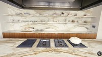Di dapur mereka juga tersedia banyak kompor sehingga proses masak banyak bisa dilakukan dengan cepat. Foto: YouTube Architectural Digest