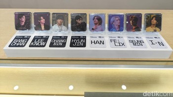Limited edition Flipsuit Card member Stray Kids. Foto: Adi Fida Rahman/detikINET  