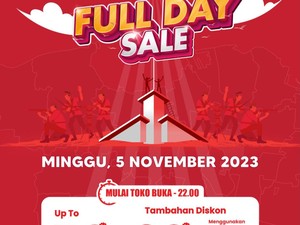 Transmart Full Day Sale Hadir Lagi! Banjir Diskon 50% + 20%