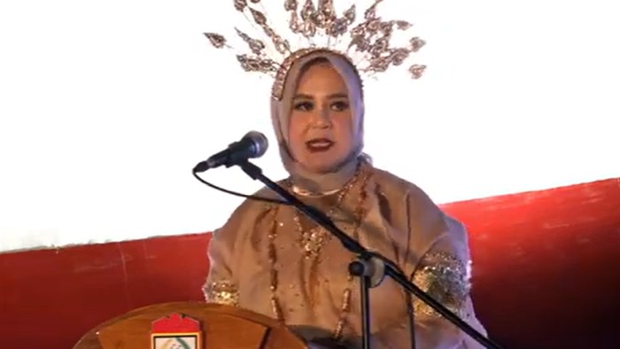 Wakil Wali Kota Makassar Fatmawati Rusdi berpamitan mengakhiri masa jabatannya usai mengundurkan diri.