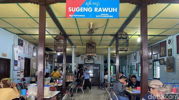 Warung Soto Kadipiro di Jalan Wates, Bantul.  Foto diambil Jumat (3/11/2023).