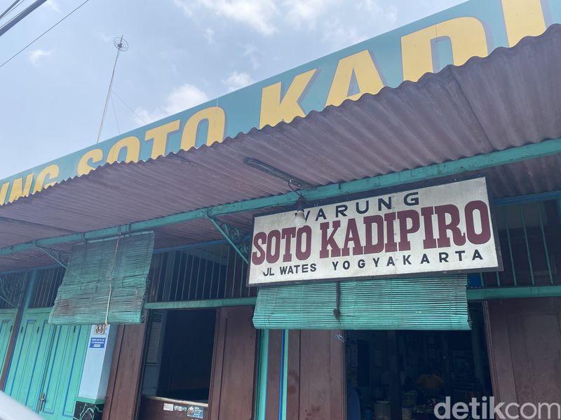 Warung Soto Kadipiro di Jalan Wates, Bantul. Foto diambil Jumat (3/11/2023).