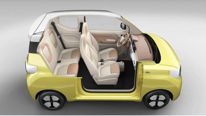 Wuling Hongguang Mini EV Macaron generasi ketiga