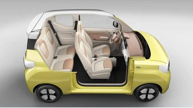 Wuling Hongguang Mini EV Macaron generasi ketiga