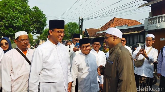 Bakal capres-cawapres Koalisi Perubahan, Anies Baswedan-Muhaimin Iskandar (Kurniawan Fadilah/detikcom)