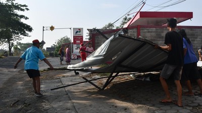 Dampak Puting Beliung di Madiun
