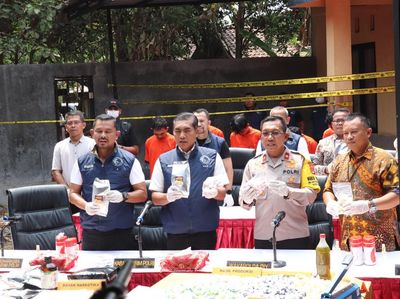 Penampakan Keripik Pisang-Happy Water Narkoba yang Dibongkar Bareskrim