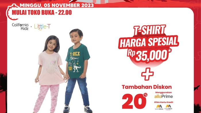 Pakaian Anak di Transmart Full Day Sale