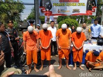 Empat Pengeroyok yang Tewaskan Pesilat PSHT Kota Kediri Ditangkap