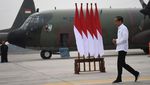 Momen Jokowi Lepas 51,5 Ton Bantuan untuk Palestina