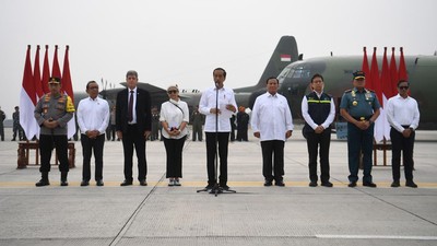 Momen Jokowi Lepas 51,5 Ton Bantuan untuk Palestina