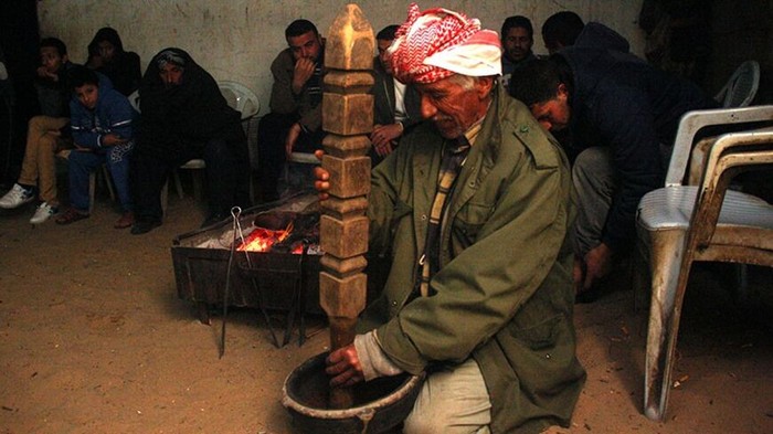 Tradisi minum kopi di Gaza