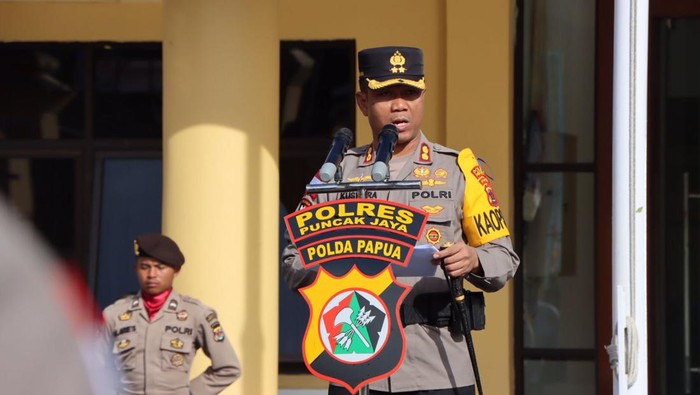 Kapolres Puncak Jaya AKBP Kuswara.
