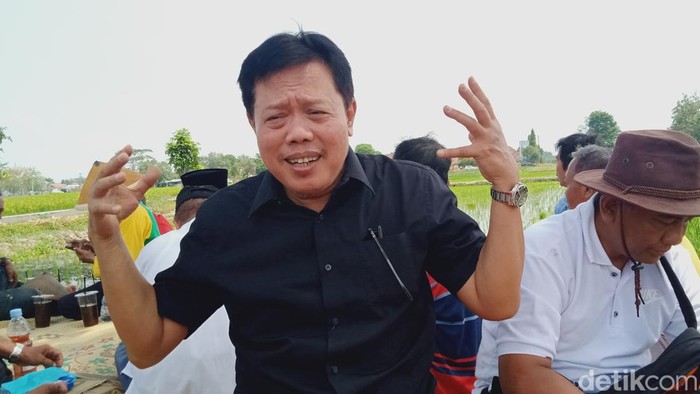 Anggota komisi II DPR RI Muhammad Toha di Klaten, Minggu (5/11/2023).