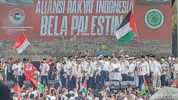 Anies di Aksi Bela Palestina