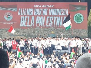 Orasi Berapi-api Anies di Monas: Free, Free Palestine!