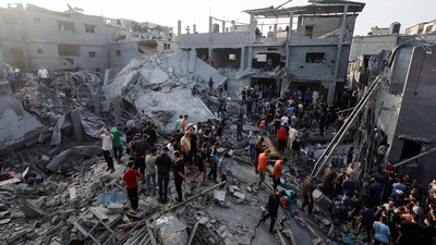 Kamp Pengungsi Maghazi di Gaza Diserang Israel, 30 Orang Tewas