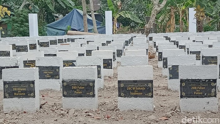 Kompleks kuburan bayi di Kalikotes, Klaten. Foto diunggah Minggu (5/11/2023).