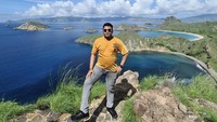 Pulau Padar di ketinggian 238 MDPL.