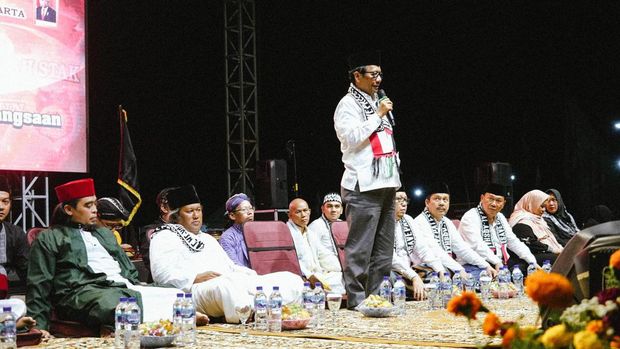 Menko Polhukam Mahfud Md di Pondok Pesantren (Ponpes) Minggir, Sleman (Dok Menko Polhukam)