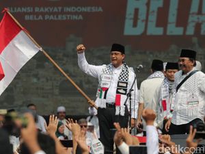 Orasi Anies di Monas Teriakkan Free Free Palestine