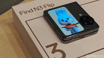 Oppo Find N3 Flip sudah dijual di Indonesia dengan harga Rp 15.999.000. Foto: Adi Fida Rahman/detikINET