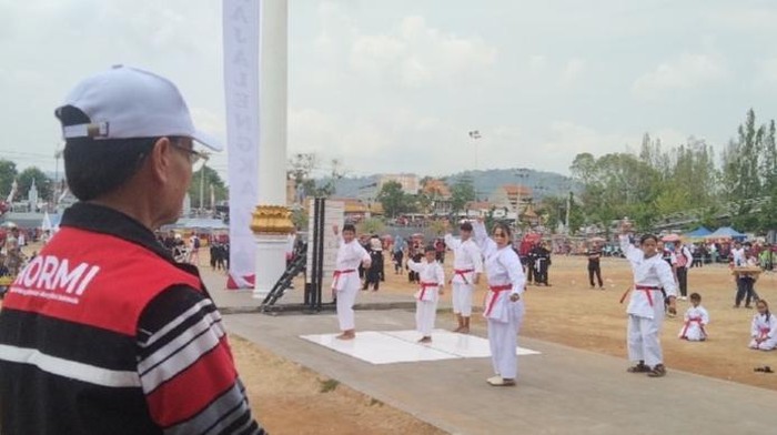 Pembukaan Festival Olahraga Masyarakat 2023 Kabupaten Majalengka