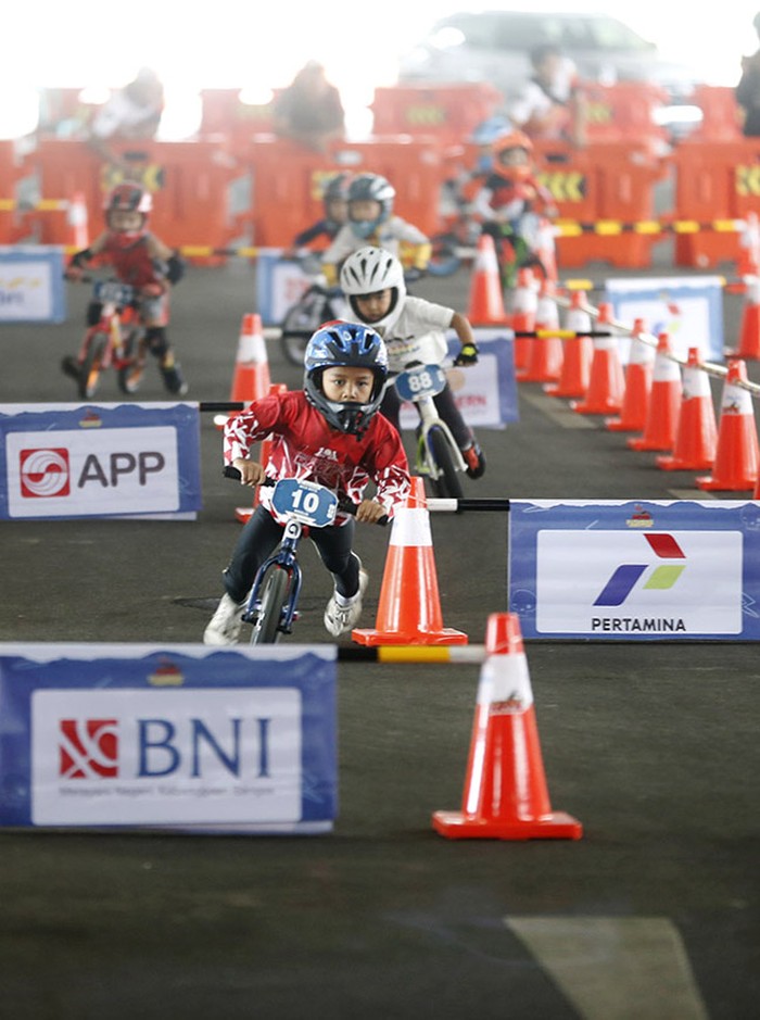 Journalist Mountain Bike (JMTB) kembali menggelar Journalist Push Bike 2023, kompetisi sepeda push bike untuk anak-anak sekaligus menjaring talenta muda atlet sepeda usia dini.