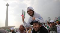 Ratusan Ribu Massa Aksi Bela Palestina Padati Monas Pagi Ini