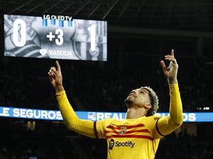 Real Sociedad vs Barcelona: Ronald Araujo Menangkan Los Cules 1-0
