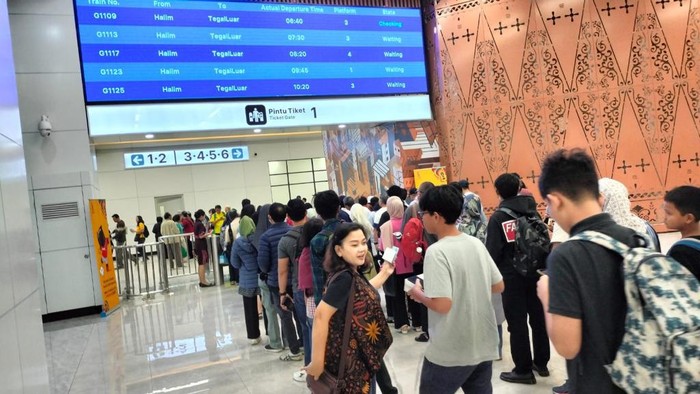 Suasana di dalam Stasiun Kereta Cepat Halim. (Dok.Istimewa)