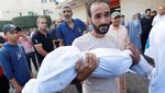 Suasana Duka Keluarga Korban Serangan Israel di Rumah Sakit Gaza
