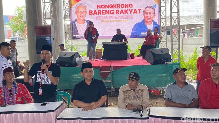 Warga Cilincing ngadu ke TPN Ganjar-Mahfud soal sengketa lahan (Wildan/detikcom)