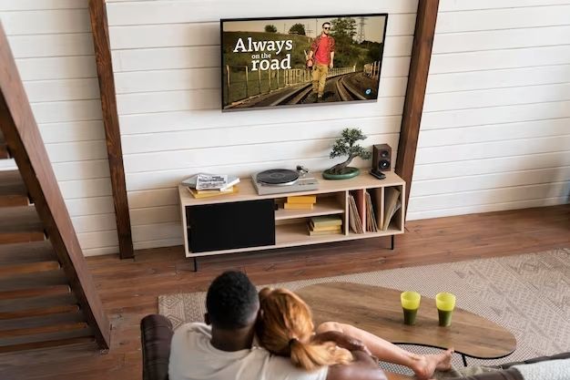 Contoh backdrop TV.