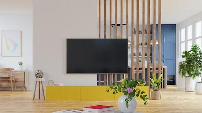 Contoh backdrop TV.
