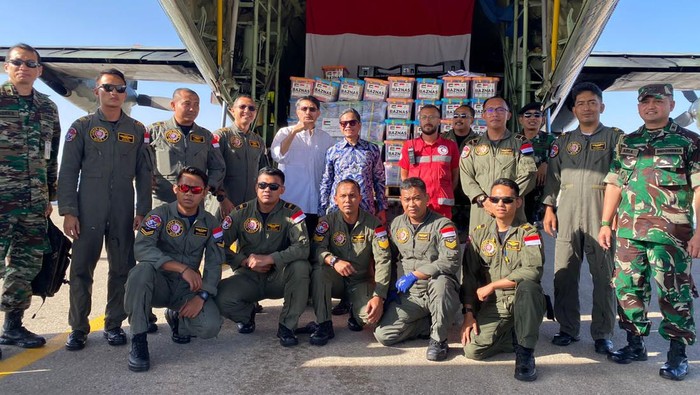 Bantuan kemanusiaan RI untuk Palestina tiba di Mesir (dok. Ist)